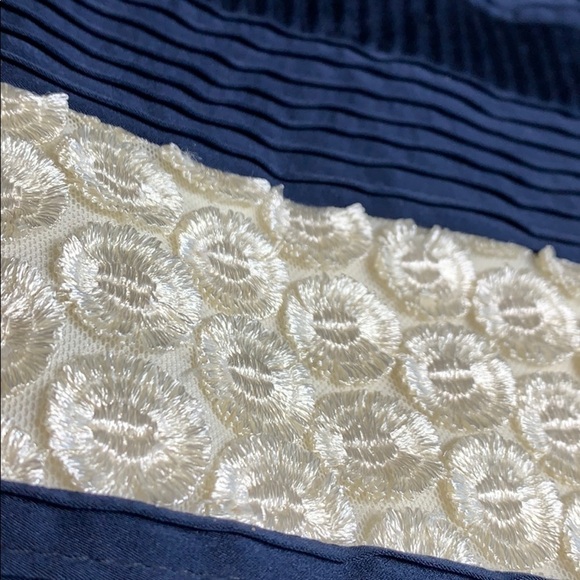 Douglas Hannant Silk Blend Raised Floral mini pencil skirt 4 women’s - Picture 5 of 8